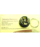 1-17 NOS Amphenol Round Power Outlet 15A-110VAC 2-Pin Female Socket Wt Clip - $3.72 CAD