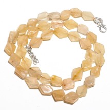 Orange Aventurine  Natural Gemstone Beads Multi Shape Strand Length 19&quot; KB-1716 - £8.69 GBP