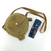 Vintage Boy Scouts Of America Aluminum Mess Kit Pot Pan &amp; Silverware Set... - $35.69