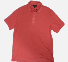 Club Room Men&#39;s Polo Shirt 100% Linen Size Medium NWT $65.00 Color Antiq... - $36.58