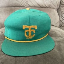 Cali Fame green TC Logo Vintage Hat EUC adjustable - $88.11