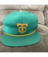 Cali Fame green TC Logo Vintage Hat EUC adjustable - $120.90 CAD
