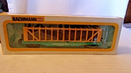 HO Scale Bachmann  50&#39; Pulpwood Car With Load, Penn Central, Aqua, #17326 BNOS - £23.98 GBP