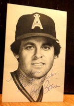 1984 ~ORIG.SIGNED POSTCARD~BOB BOONE, CALIFORNIA ANGELS later to be Phil... - £36.98 GBP
