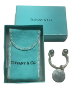 New Tiffany &amp; Co. Horse Shoe Key Ring With Original Box &amp; Pouch Sterling... - $406.59 CAD