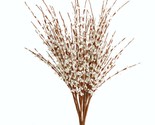 10 Pieces 29.5&quot; Long Of Artificial Flowers Fake Flowers, White Artificia... - $35.99