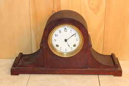 Antique Waterbury Unusual 8 Day Gonging Mantle Clock ~ c. a. 1920&#39;s ~ NICE ~ - £218.33 GBP