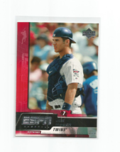 Joe Mauer (Minnesota Twins) 2005 Upper Deck Espn Card #50 - £3.95 GBP