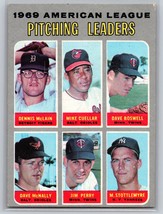 1970 Topps #70 1969 American League Pitching Leaders - £3.95 GBP