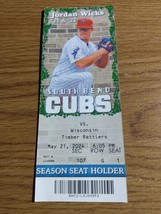 2024 South Bend A+ League Baseball Ticket Cubs Top Prospect Jordan Wicks - £1.37 GBP