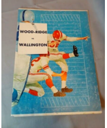 1959- 1960 NJ High School Football Program Wood-Ridge vs Wallington - £11.69 GBP