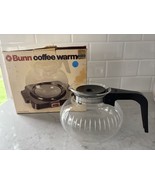 Vintage Bunn Coffee Warmer w/ Box Coffee Pot with Glass Carafe Pitcher - £26.60 GBP