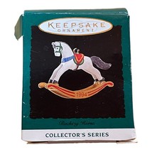 1994 Hallmark Keepsake Miniature Rocking Horse Christmas Ornament - $6.43