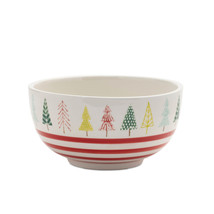 Ceramic Pine Tree Print Bowl (Set of 4) - $60.90