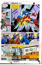Original 1981 Colan Captain America Color Guide Art Page, Marvel Product... - $138.24