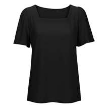 T-Shirt Color Casual Womens Square Neck Loose Basic T-Shirts Tops Short ... - £20.12 GBP
