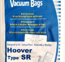 Hoover Type SR Vacuum Bags Lot Of 3 OB Micro Filtration 325 Envirocare B... - $372.99 MXN