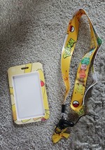 Pokemon Character Lanyard With ID Badge Holder And Pikachu Charm New - £5.77 GBP