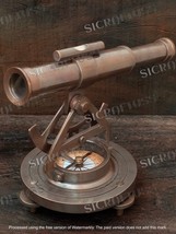 Theodolite Brass Alidade Transit Telescope Working Compass Survey Instrument - £24.51 GBP
