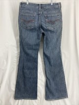 Harley Davidson Size 33x32 / 10 Long Women&#39;s Blue Denim Jeans Boot Cut - £18.93 GBP