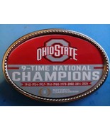 Ohio State BUCKEYES NCAA National Championship Epoxy Buckle - $338.33 MXN
