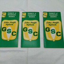 (3) Vintage GSC Extra Profit Hybrid Corn Data Memo Notebooks Illinois  - £7.09 GBP