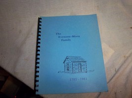 The Evenson - Moen Family 1785 - 1981 gjertrud halvorsdatter geneology  - $39.99