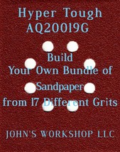 Build Your Own Bundle Hyper Tough AQ20035G 1/4 Sheet No-Slip Sandpaper 17 Grits - $0.99
