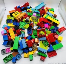 Lego Duplo Building Blocks Lot 6 pounds Mixed People Figures 1 - £25.60 GBP