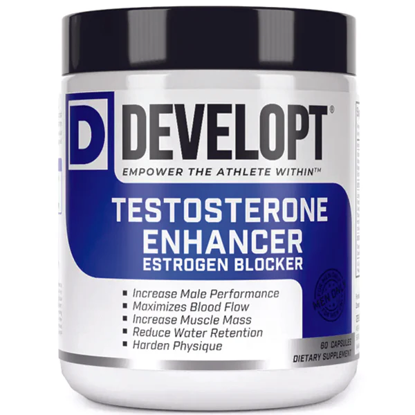 Developt Testosterone Enhancer Estrogen Blocker Capsules 60 Count - €25,76 EUR Developt Testosterone Enhancer Estrogen Blocker Capsules 60 Count - €25,76 EUR