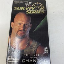 WWF Survivor Series 2000 Rules Have Changed Wrestling VHS Tape - £14.11 GBP