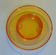 Pinball Pop Bumper Cap Game Part Translucent Light Orange Plastic Many M... - $4.50