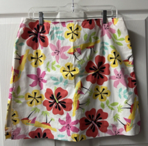Requirements Mini floral Pencil Skirt Womens Size 14 Tropical Print Classic - £12.43 GBP