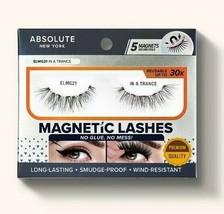 Absolute Ny Reusable Long Lasting Magnetic Lashes #ELMG21 In A Trance - £4.46 GBP