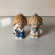 Vintage Children Figurines Japan Boy and Girl 3 inch - $14.69