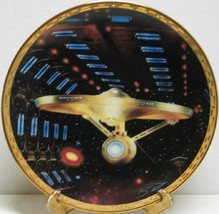 Star Trek Voyagers Series Enterprise NCC-1701-A Ceramic Plate 1994 NEW B... - $19.34