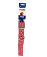 1 Ct Petmate Pink Geo Jacquard Large 1 In 18 To 22 In Fashion Custom Fit... - $304.44 MXN
