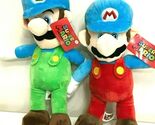 Nintendo Super Mario Plush Large 12" MARIO &amp; LUIGI ICE set of 2 toys . L... - $32.33