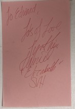Cynthia Daniel Autographed &quot;Sweet Valley High&quot; Vintage 4x6 Signature Page - £7.95 GBP