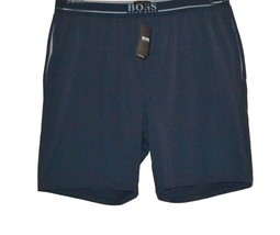 Hugo Boss Blue Knit Men&#39;s Cotton Mix &amp; Match Bodywear Shorts Size XL - £24.39 GBP