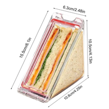 Picnics Sandwich Box Reusable Triangular Sandwich Bags Reusable Sandwich Contain - £10.51 GBP