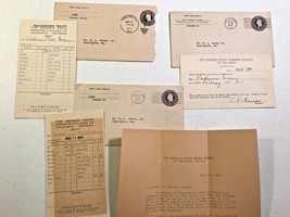 1944 lot Georgia State Woman&#39;s College at Valdosta GA, 3 report cards, letter - $6.76