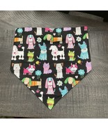 Dog Scarf Slide On Collar Elastic Band Animal Pet Dog Print Large Brand New - $10.68 CAD