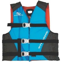 Stearns Antimicrobial Nylon Vest Life Jacket - 30-50lbs - Blue - £34.89 GBP