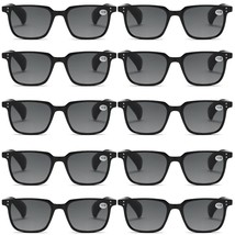 10PK Mens Womens Magnified Full Tinted Lens Sun Readers Reading Sunglasses UV400 - £20.05 GBP