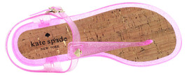 KATE SPADE New York YARI Lipstick Pink CORK Bottom SANDALS Thong ( 9B ) - £58.04 GBP