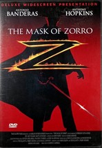 The Mask of Zorro [1998 Deluxe Widescreen DVD] Antonio Banderas, Anthony Hopkins - $2.27