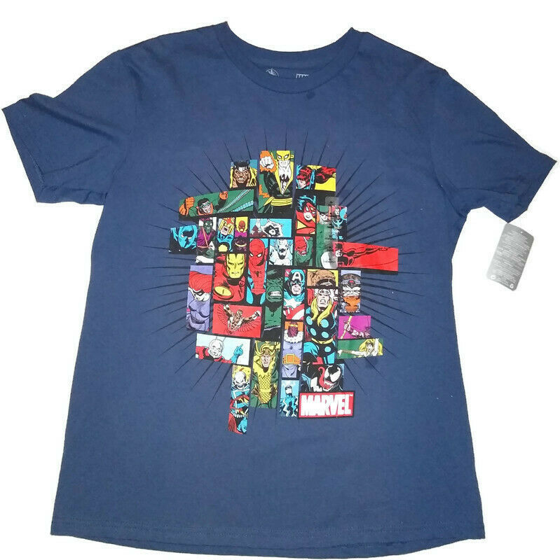 Disney Magasin Marvel Homme Bleu Avengers T-Shirt - $17.02