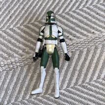 Star Wars Clone Wars Clone Trooper Commander Gree Figure 3.75" With Helm... - $17.16