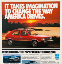 1979 Plymouth Horizon Advertisement Vintage Automobilia Chrysler Corp DW... - $459.01 MXN